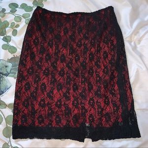 Early 2000’s Petite Sophisticate Lace Skirt